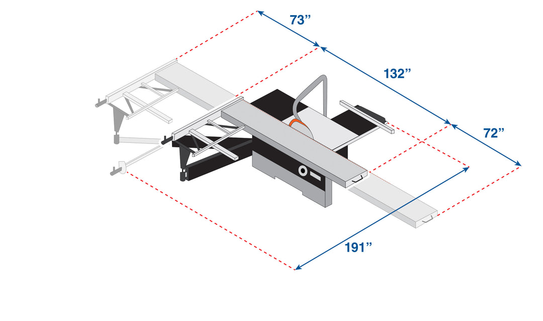 Maksiwa BMP.3200.IR PLATINUM Sliding Table Saw
