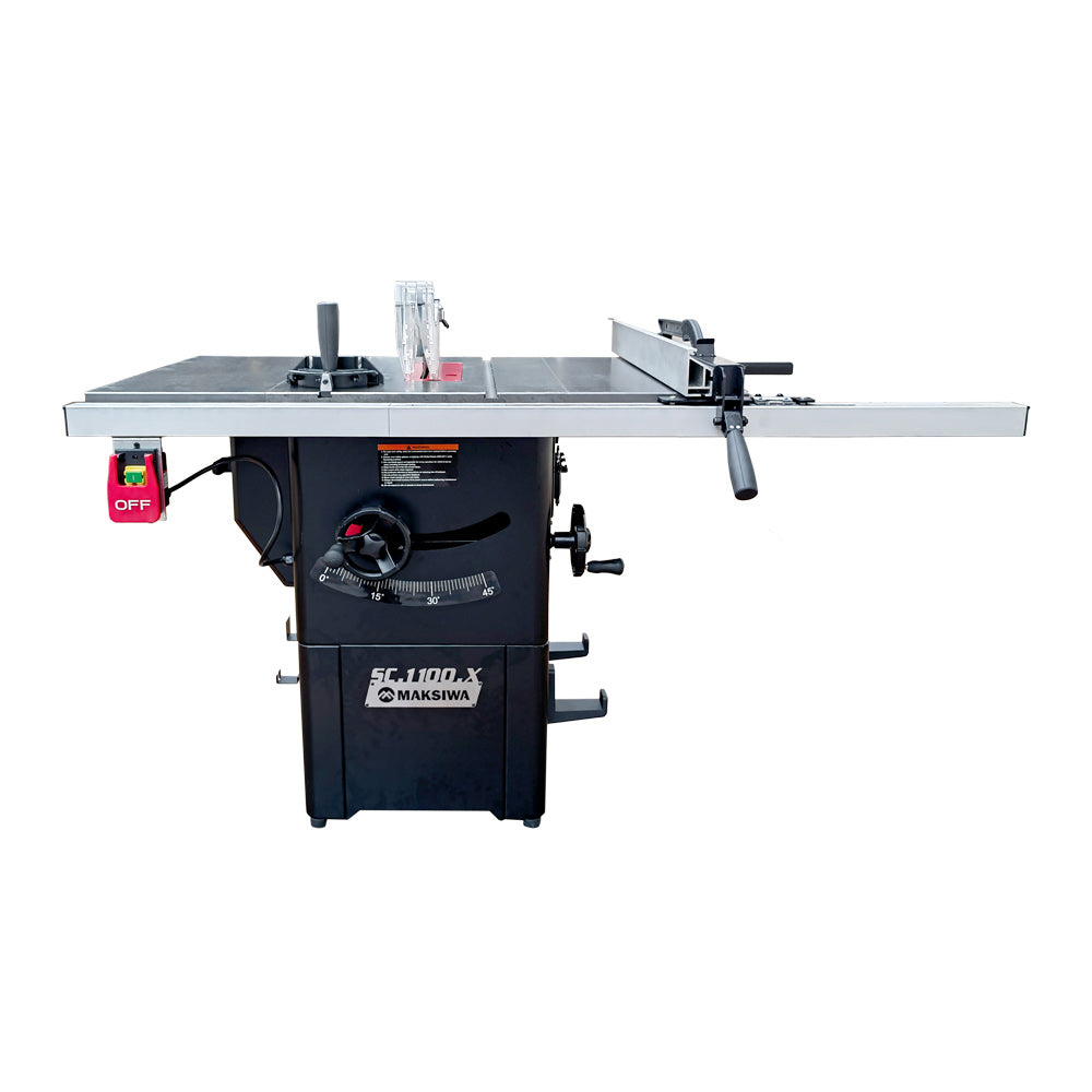 Maksiwa SC.1100.X Cabinet Table Saw (2.5hp / 1ph)