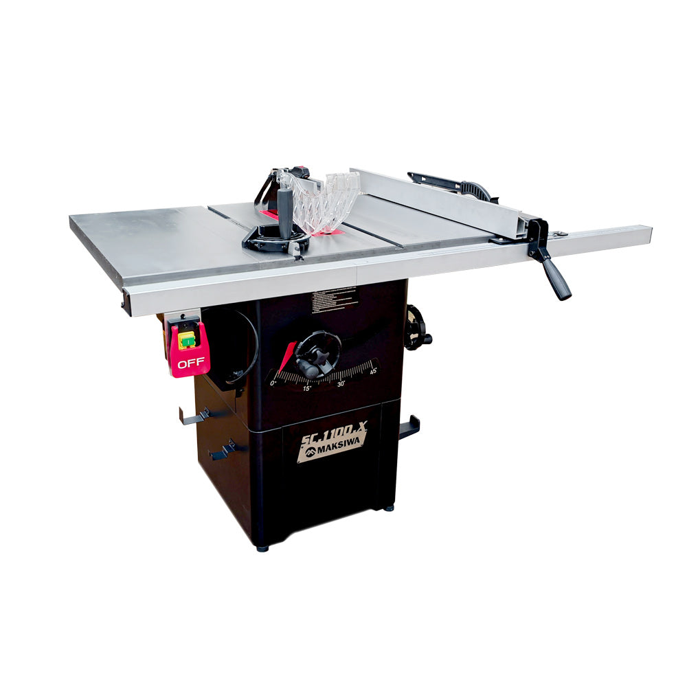 Maksiwa SC.1100.X Cabinet Table Saw (2.5hp / 1ph)
