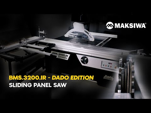 Maksiwa BMS.3200.IR DADO Sliding Table Saw (5HP / 1PH or 3PH)